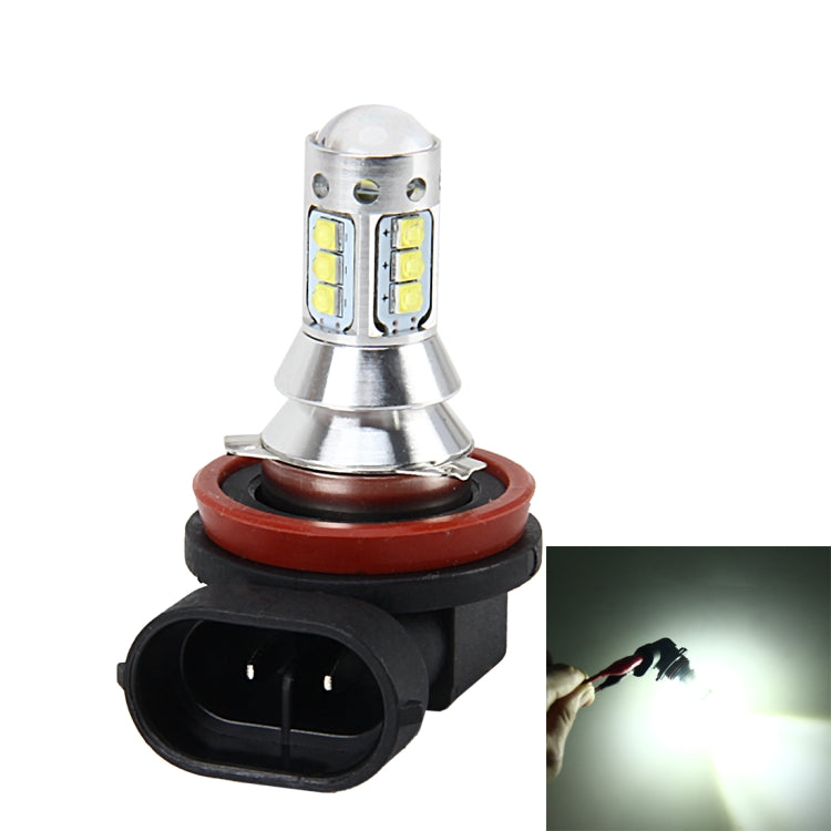 H11 50W 500 LM 6000K Car Fog Light with 16 CREE Lamps, DC 12V-24V