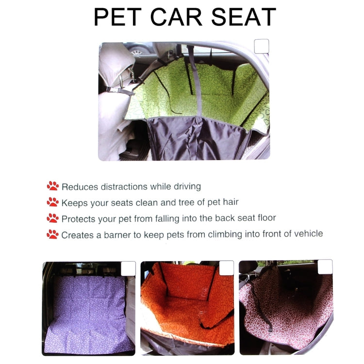 Nonslip Folding Car Rear Back Seat Cover Pet Cat Dog Cushion Mat, Size: 195 x 135 x 0.2 cm