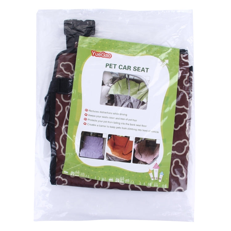 Nonslip Folding Car Front Seat Pattern Cover Pet Cat Dog Cushion Mat, Size: 100 x 50 x 0.1 cm