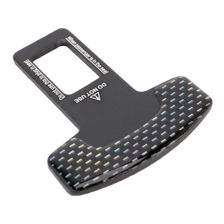 2 in 1 Car Carbon Fibre Safety Seat Belt Buckle Clip
