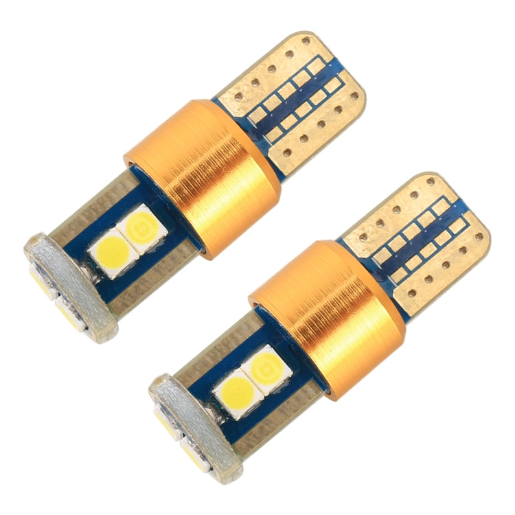 2 PCS T10 / W5W / 168 / 194 DC12V / 1.6W / 6000K / 130LM 6LEDs SMD-3030 Car Clearance Light