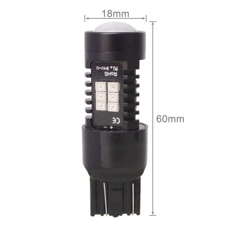 2 PCS 7443-T20-2835 10.5W 21 LEDs LED Car Brake Light DC 12~24V