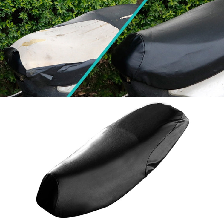 Waterproof Motorcycle Black Leather Seat Cover Prevent Bask In Seat Scooter Cushion Protect, Size: S, Length: 42-47cm; Width: 20-30cm, Length: 42-47cm; Width: 20-30cm