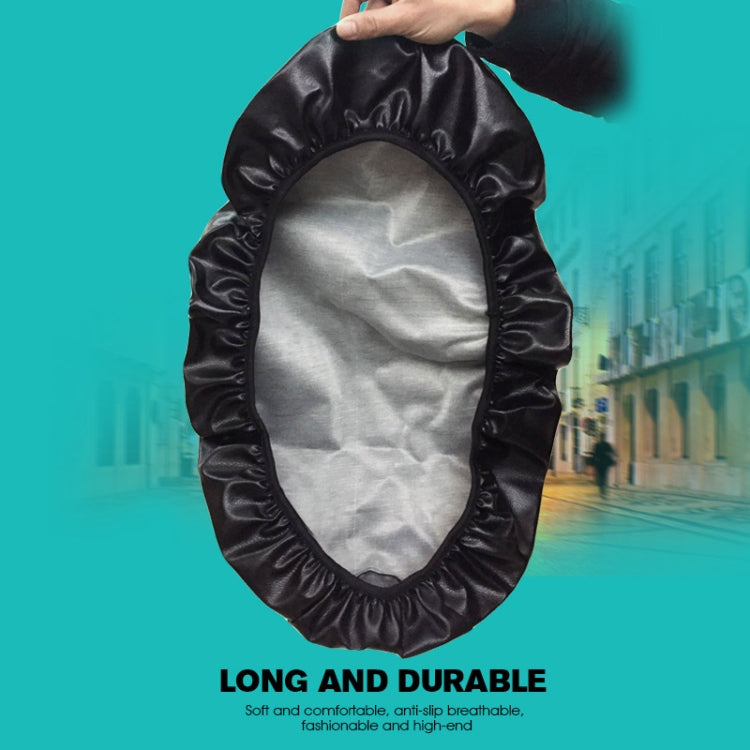 Waterproof Motorcycle Black Leather Seat Cover Prevent Bask In Seat Scooter Cushion Protect, Size: S, Length: 42-47cm; Width: 20-30cm, Length: 42-47cm; Width: 20-30cm