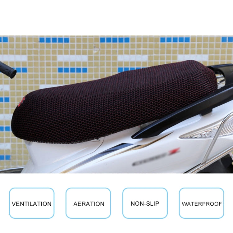 Waterproof Motorcycle Sun Protection Heat Insulation Seat Cover Prevent Bask In Seat Scooter Cushion Protect, Size: XXL, Length: 86- 92cm; Width: 40-56cm