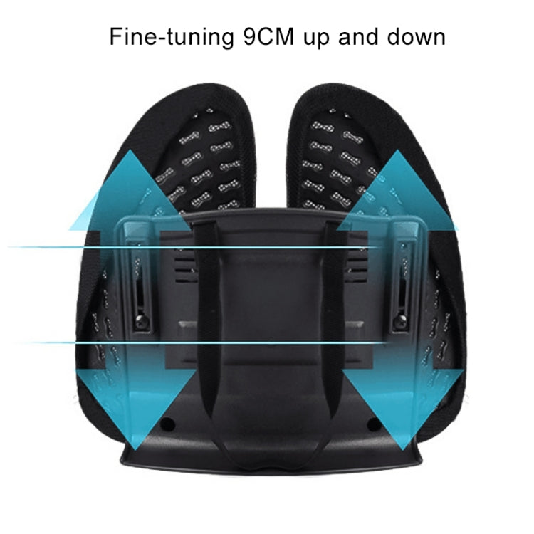 Car Lumbar Support Office Seat Belt Backrest Double Cushion Car Home Massage Lumbar Ice Silk Pillow