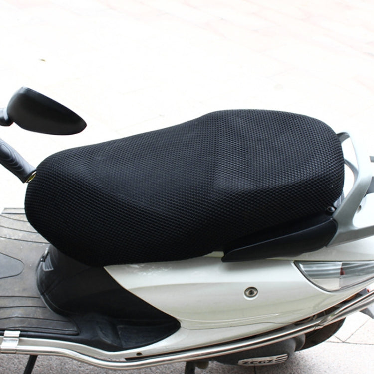 Motorcycle Breathable Sunscreen Double Layer 3D Honeycomb Small Hole Polyester Cushion Mesh, Size: XXL, Length: 92cm; Width: 55cm