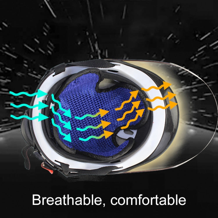 Motorcycle Helmet 3D Honeycomb Mesh Mat Heat-proof Breathable Pad