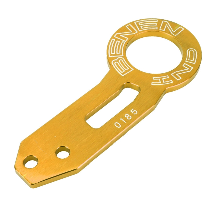 Benen Aluminum Alloy Rear Tow Towing Hook Trailer Ring for Universal Car Auto with Two Screw Holes