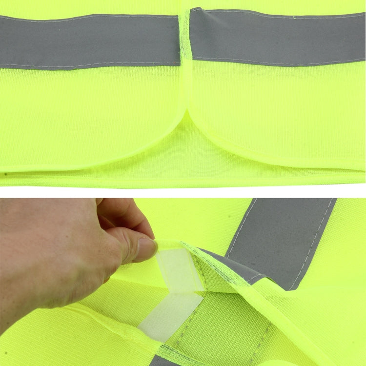 XL Reflective Fluorescent Vest Safty Cloth Driving School Construction Traffic Safty Warning Working Cloth