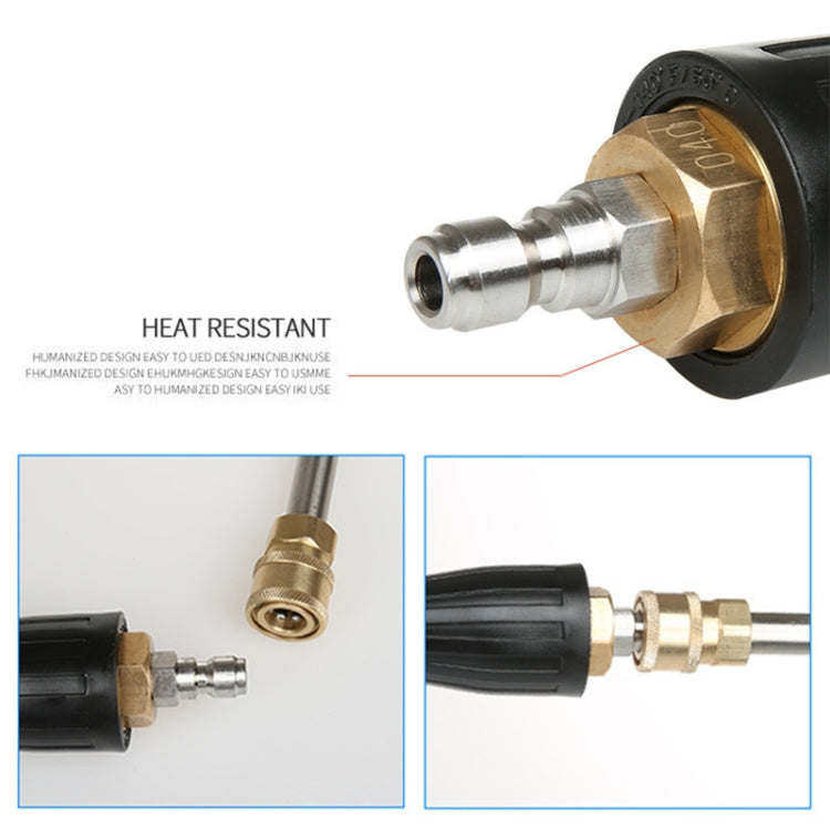 Adjustable High Pressure Washer Nozzle Tips Jet Nozzle Washer Accessories for Truck, 035(3.5GPM) / 3600PSI