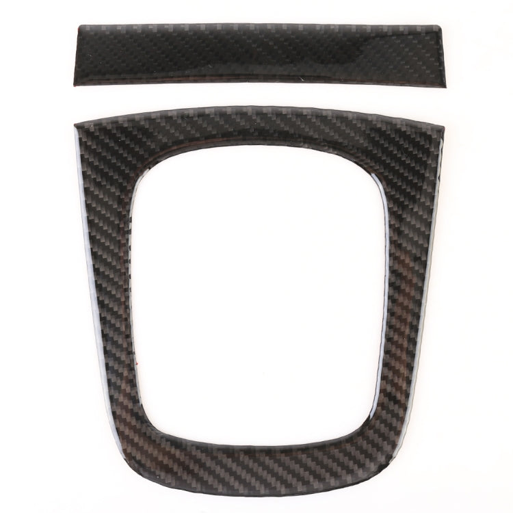 2 PCS Carbon Fibre Car Gear Panel Decorative Sticker for Audi Q3 2013-2018