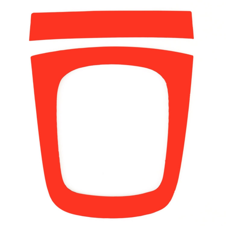 2 PCS Carbon Fibre Car Gear Panel Decorative Sticker for Audi Q3 2013-2018