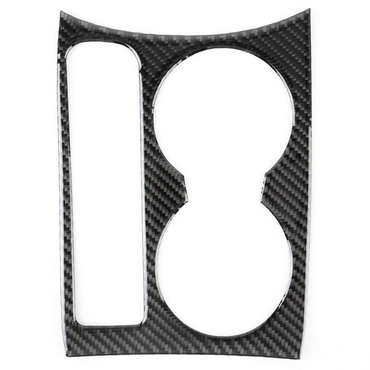 Carbon Fibre Car Water Cup Panel Decorative Sticker for Audi Q3 2013-2018