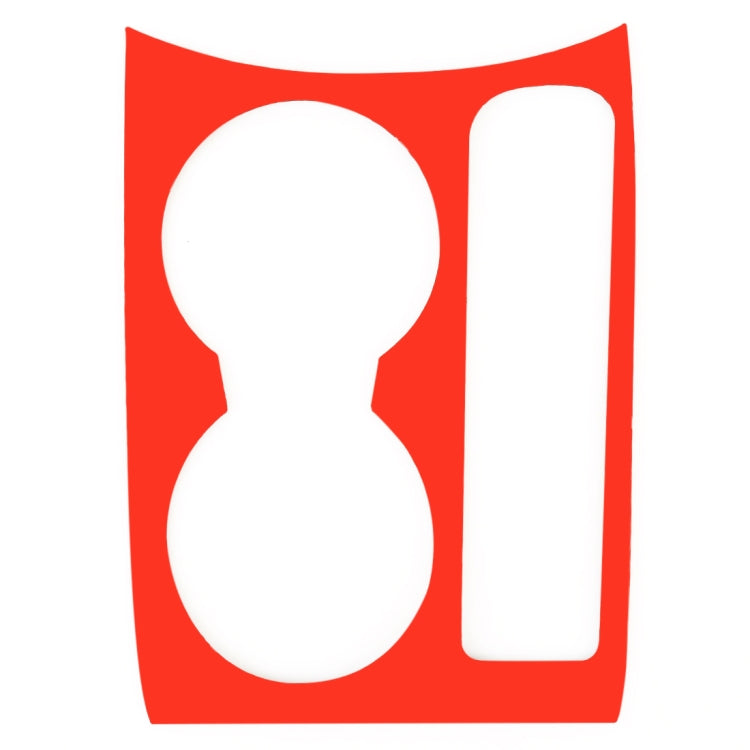 Carbon Fibre Car Water Cup Panel Decorative Sticker for Audi Q3 2013-2018