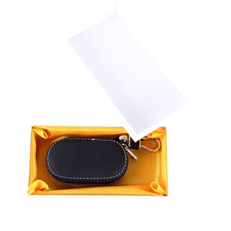 Universal Leather Crocodile Texture Waist Hanging Zipper Wallets Key Holder Bag (No Include Key)