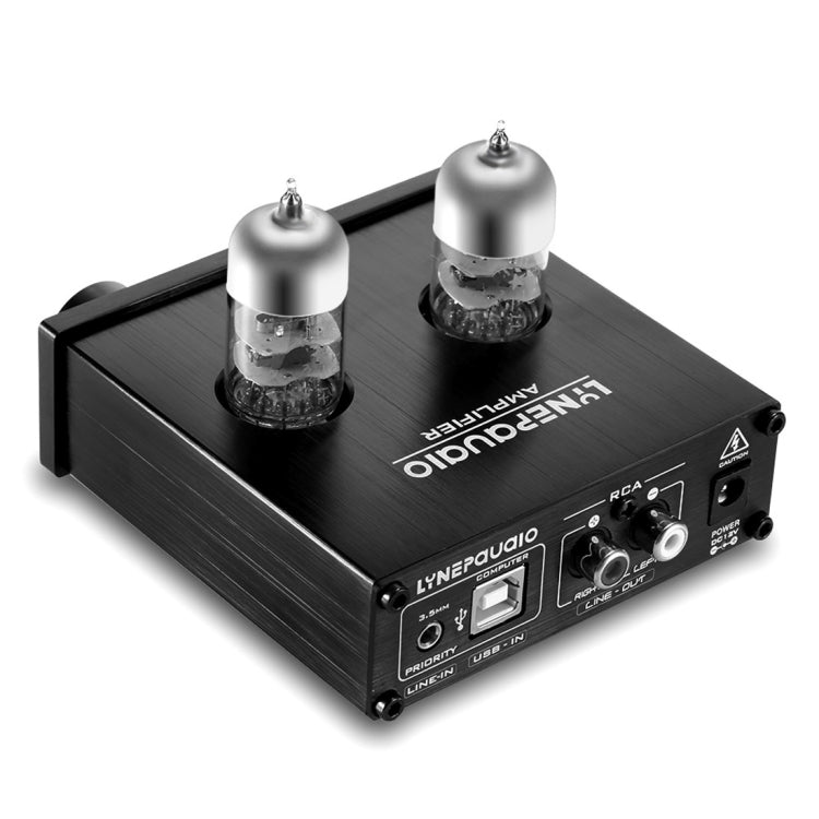 LINEPAUDIO A962 HiFi 6J9 Vacuum Tube Power Headphone Amplifier USB ASIO Sound Card