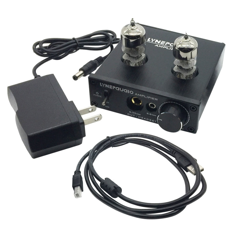 LINEPAUDIO A962 HiFi 6J9 Vacuum Tube Power Headphone Amplifier USB ASIO Sound Card