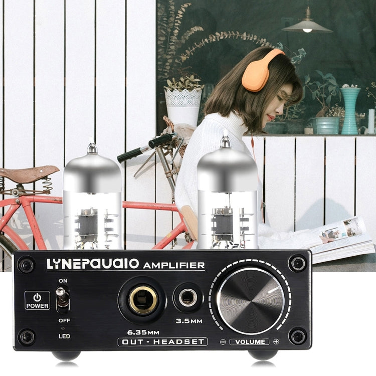 LINEPAUDIO A962 HiFi 6J9 Vacuum Tube Power Headphone Amplifier USB ASIO Sound Card