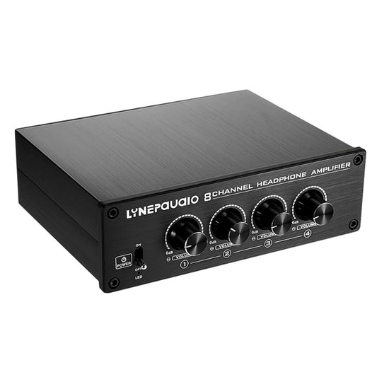 LINEPAUDIO A966 Pro Eight-channel Headphone Amplifier  Headphone Distributer Signal Amplifier