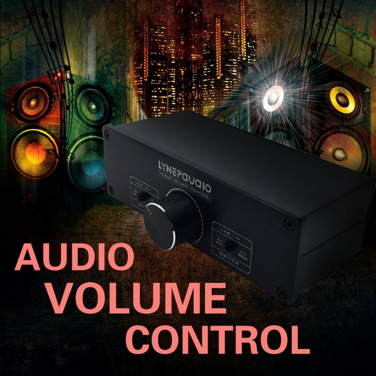 LINEPAUDIO A967 Full-balanced Passive PreAmp Active Speaker Two-channel Volume Controller