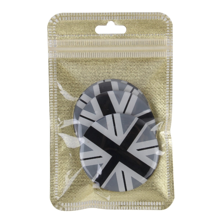 4 PCS National Flag Metal Car Sticker Wheel Hub Caps Centre Cover Decoration