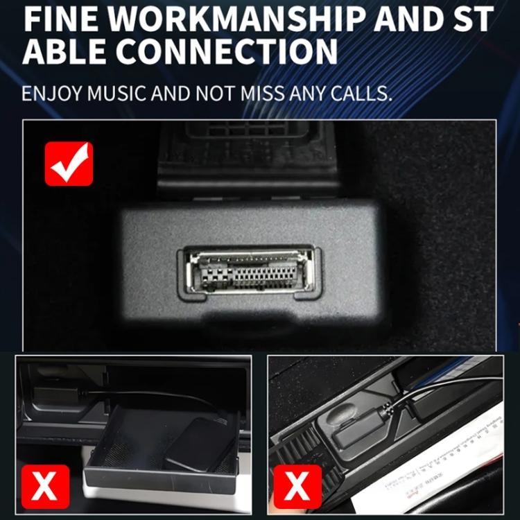 Car Wireless MMI 3G+ Bluetooth AUX Audio Cable Wiring Harness for Audi AMI / Volkswagen MDI