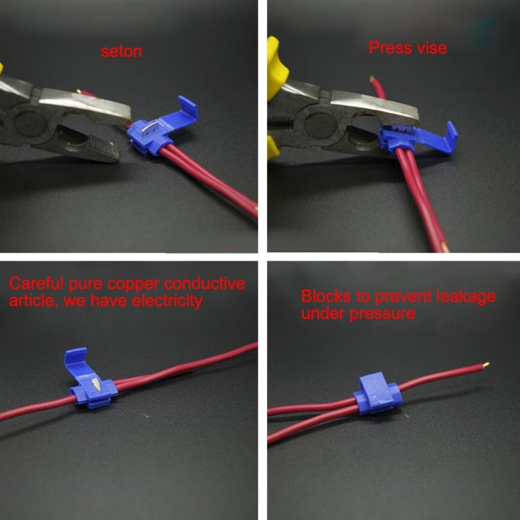 50 PCS Quick Splice Solderless Wire Terminals Connector