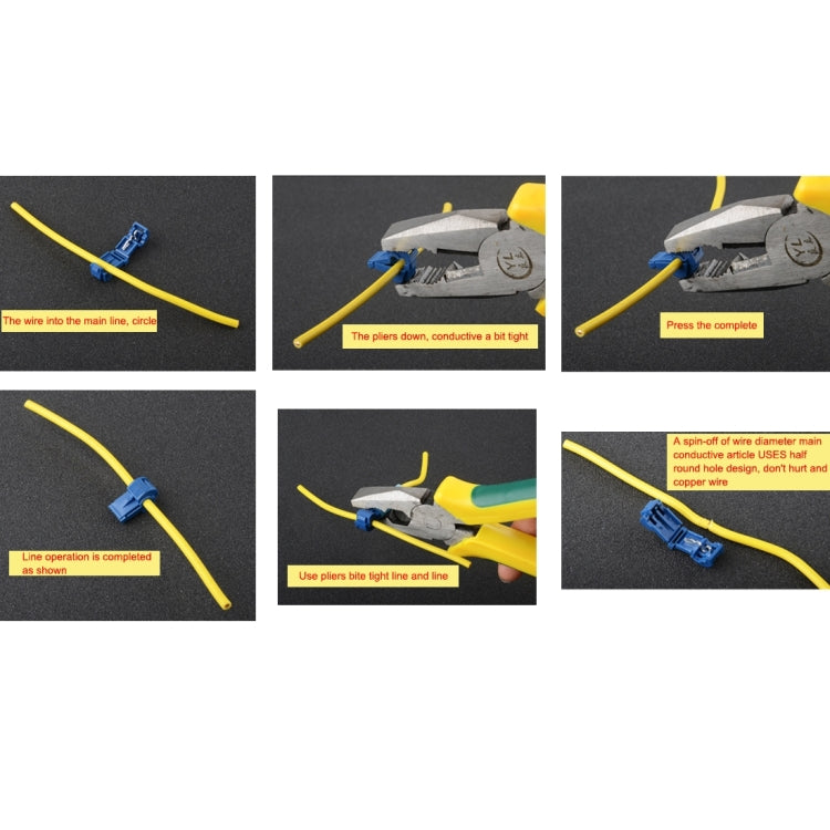 50 PCS T-Tap Electrical Solderless Wire Connector