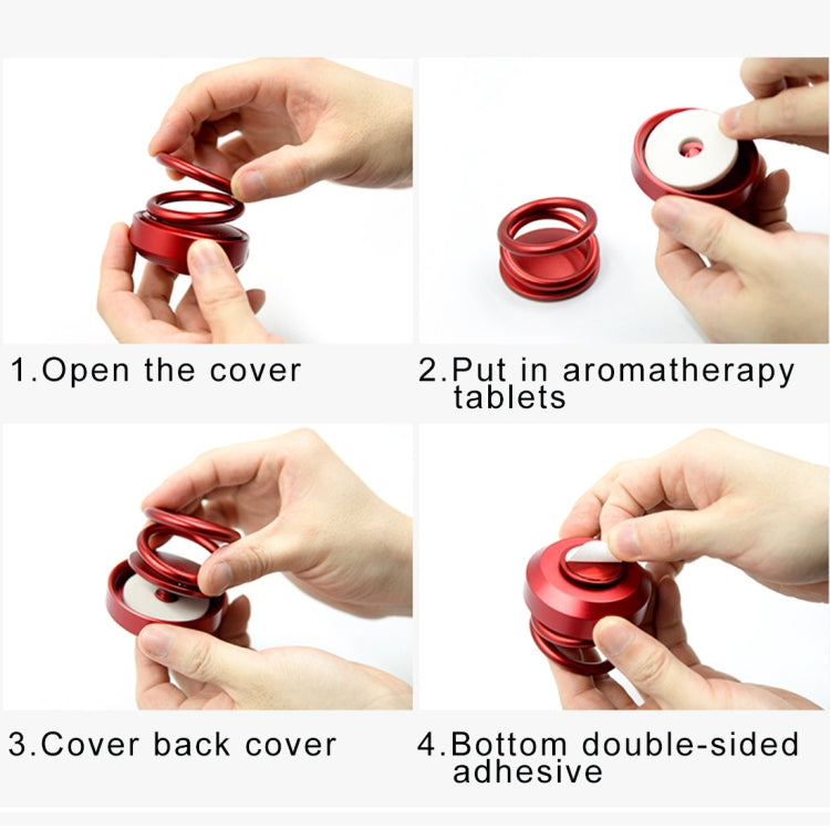 Car Spiral Aromatherapy Decoration Car Ornaments