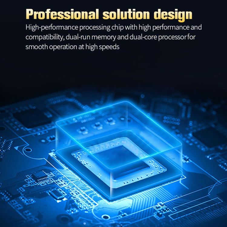 D5000 OBD2 5 inch Vehicle-mounted Head Up Display Security System, Support Car Speed / Engine Revolving Speed Display / Water Temperature / Battery Voltage / Detection and Elimination Fault Code