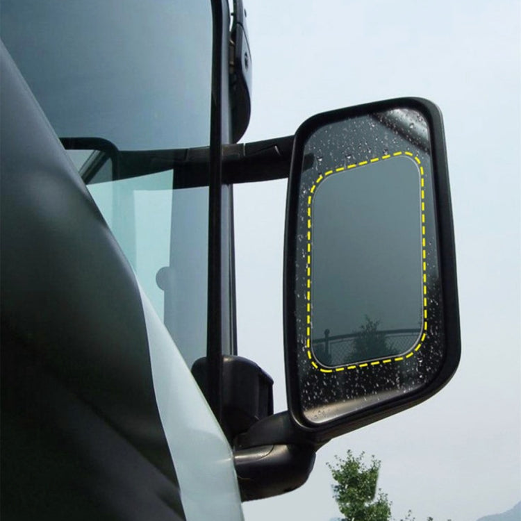 Truck PET Rearview Mirror Protective Window Clear Anti-fog Waterproof Rain Shield Film