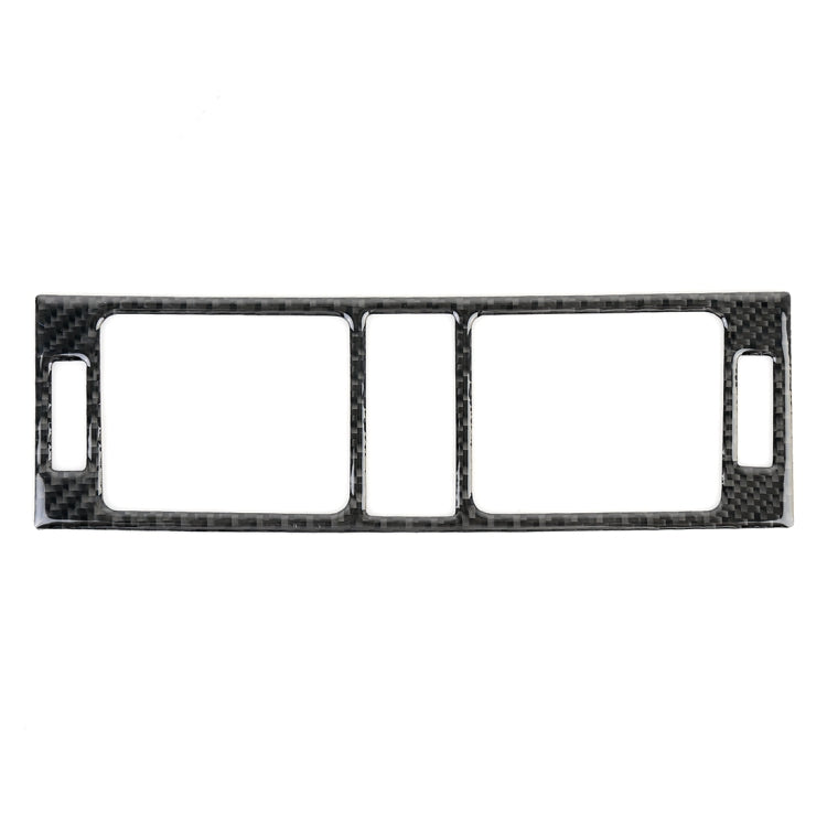 Car Dashboard Air Conditioning Frame Carbon Fiber Decorative Sticker for Mercedes-Benz W204 2007-2013