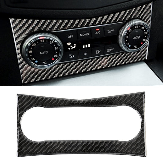 Car Air Conditioning Frame Carbon Fiber Decorative Sticker for Mercedes-Benz W204 2007-2010