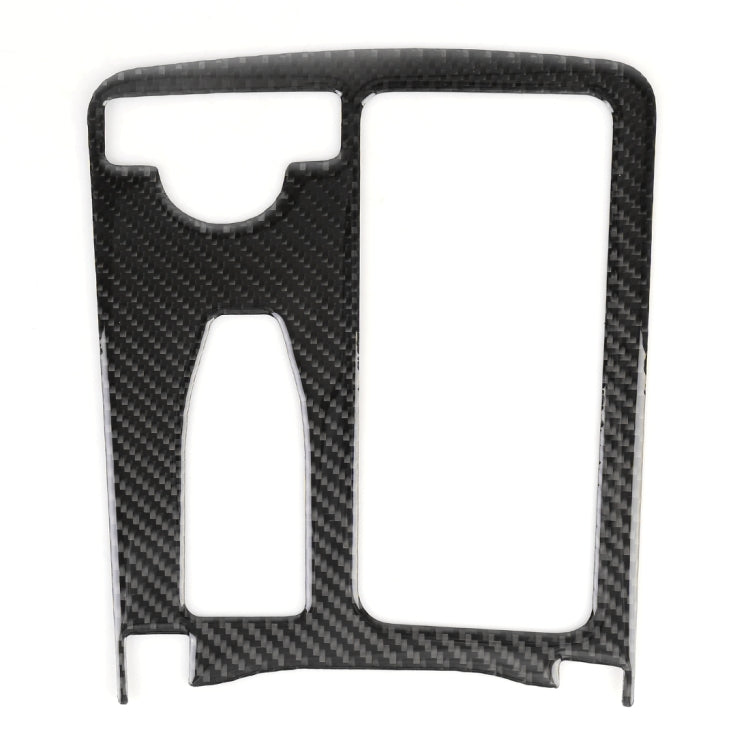 Car Left Drive Water Cup Panel Carbon Fiber Decorative Sticker for Mercedes-Benz W204 2007-2013