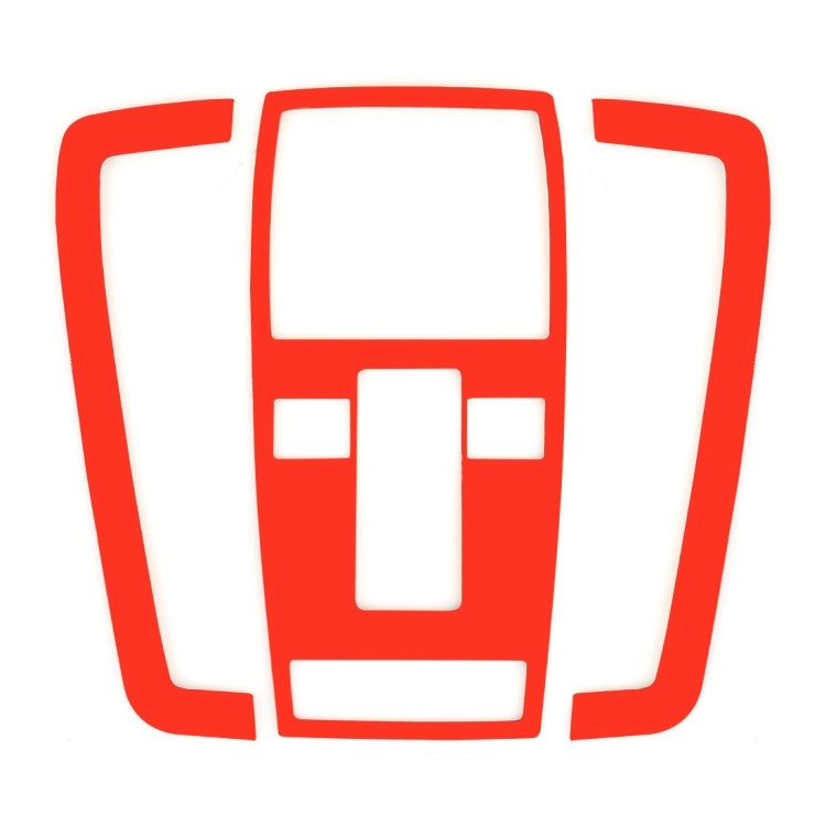 3 PCS Car Front Dome Light Panel Carbon Fiber Decorative Sticker for Mercedes-Benz W204 2007-2013