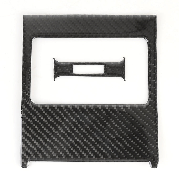 2 PCS Car Rear Air Outlet Frame Carbon Fiber Decorative Sticker for Mercedes-Benz W204 2007-2013