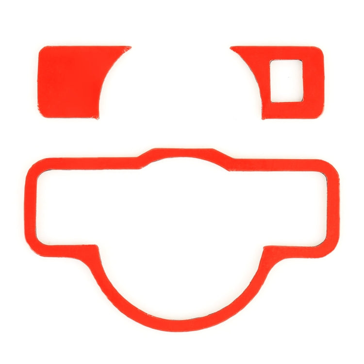 3 PCS Car Headlight Switch Panel Carbon Fiber Decorative Sticker for Mercedes-Benz W204 2007-2013