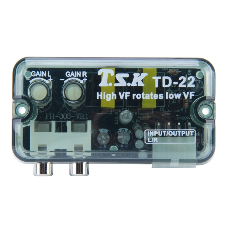 TSK TD-22 Car Stereo Speaker Level Converter, High VF Rotates Low VF