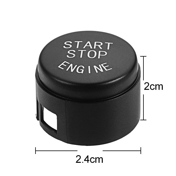 Car Start Stop Engine Button Switch Replace Cover 61319153832 for BMW 5 / 6 / 7 Series F Chassis without Start and Stop 2009-2013