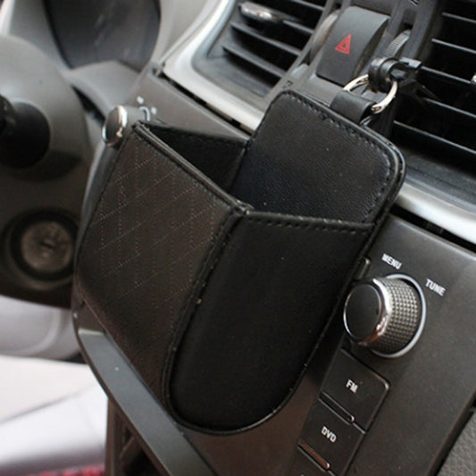 Car Air Vent Mobile Cellphone Pocket Bag Pouch Box Storage Organizer Carrying Case