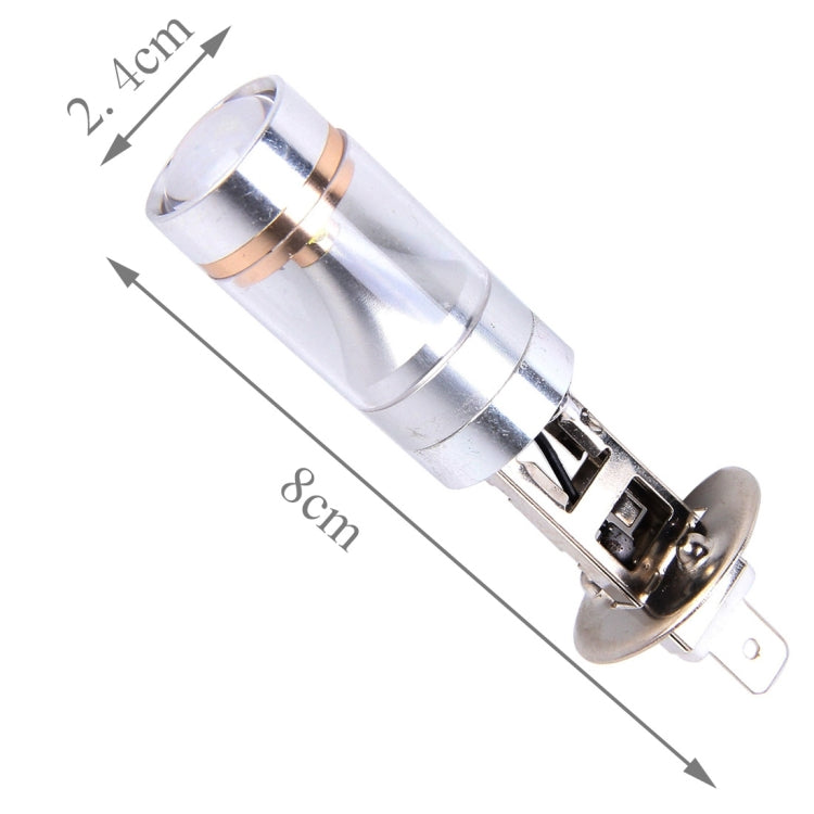 2 PCS H1 30W 350 LM 6000K White Light CREE 6 LED Car Fog Light Bulb, DC 12V
