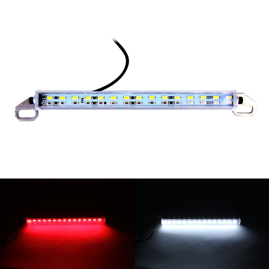 10W 30 LED SMD 2835 White Light + Red Light Car Backup Auxiliary Light Brake Light, DC 12V Cable Length: 60cm