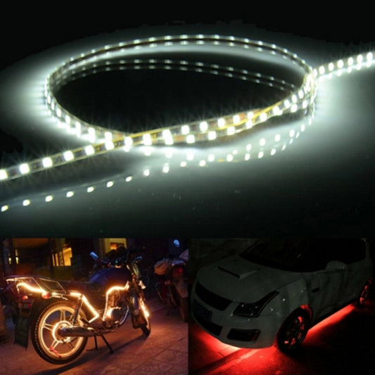 5 PCS 45 LED 3528 SMD Waterproof Flexible Car Strip Light for Car Decoration, DC 12V, Length: 90cm, 90cm+white, 90cm+yellow, 90cm+pink, 90cm+green, 90cm+ice blue, 90cm+blue, 90cm+red