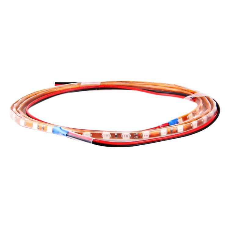 5 PCS 45 LED 3528 SMD Waterproof Flexible Car Strip Light for Car Decoration, DC 12V, Length: 90cm, 90cm+white, 90cm+yellow, 90cm+pink, 90cm+green, 90cm+ice blue, 90cm+blue, 90cm+red