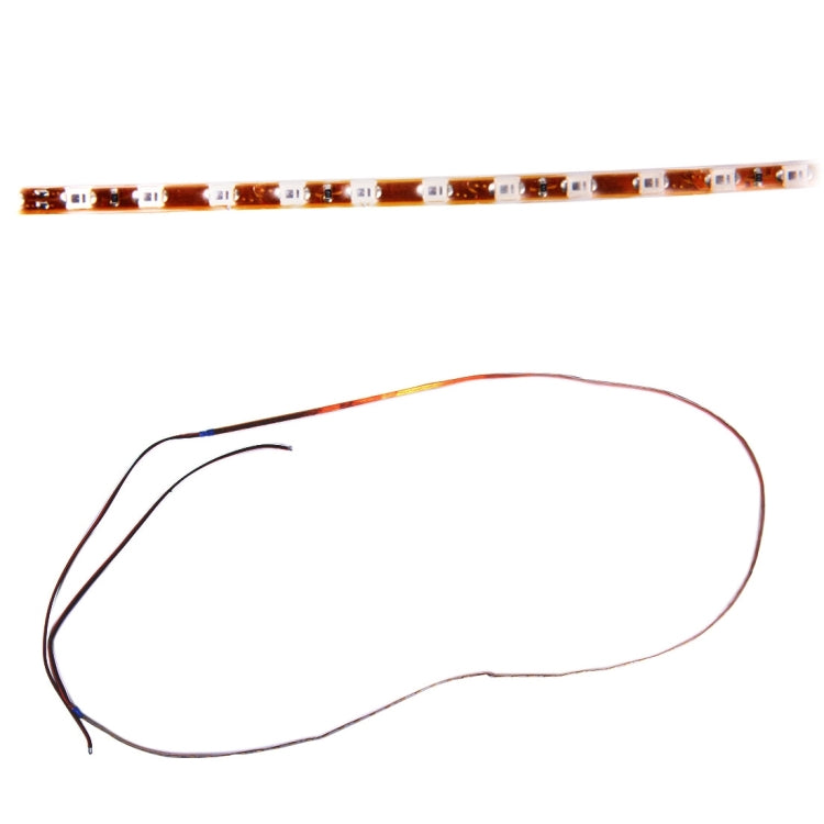 5 PCS 45 LED 3528 SMD Waterproof Flexible Car Strip Light for Car Decoration, DC 12V, Length: 90cm, 90cm+white, 90cm+yellow, 90cm+pink, 90cm+green, 90cm+ice blue, 90cm+blue, 90cm+red