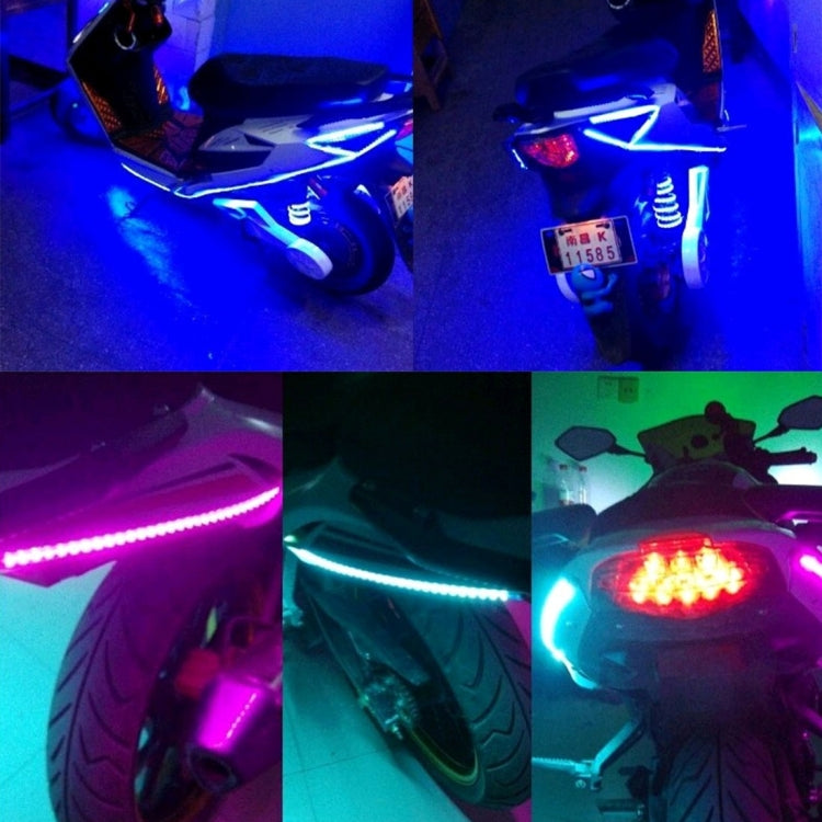 5 PCS 45 LED 3528 SMD Waterproof Flexible Car Strip Light for Car Decoration, DC 12V, Length: 90cm, 90cm+white, 90cm+yellow, 90cm+pink, 90cm+green, 90cm+ice blue, 90cm+blue, 90cm+red