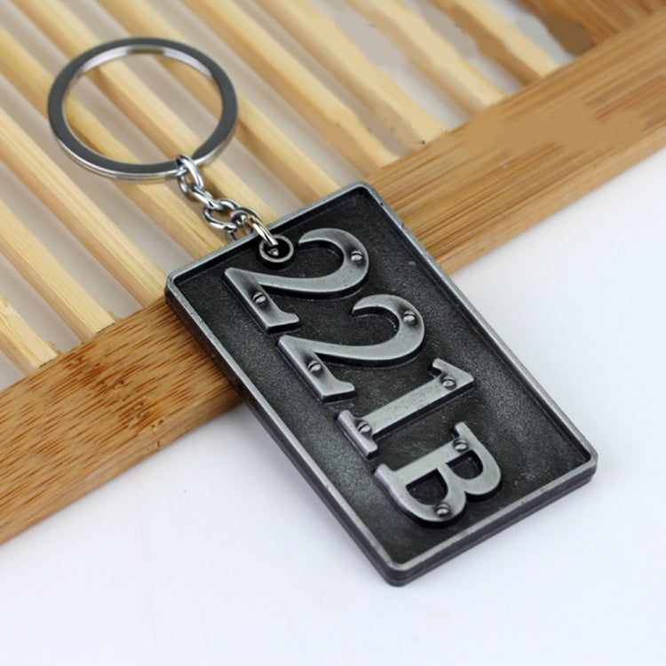 Detective Sherlock 221B Key Chain Car Key Ring Multi-functional Tool Key Holder Key Chains Rings Holder Pendant &#160;Auto Parts