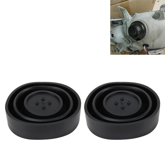 2 PCS Universal Car LED Headlight HID Xenon Lamp Silicone Dust Cover Seal Caps LED Headlight Seal Dust Seal Cover Dust Cover