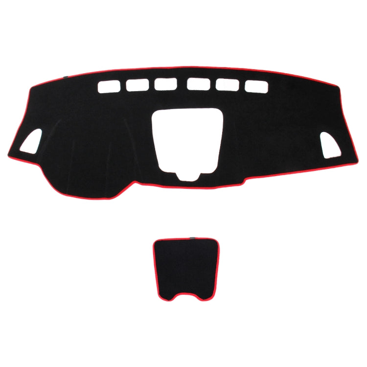 Left-hand Drive Car Light Instrument Panel Sunscreen Dark Mats Cover for Venucia B50 / R50